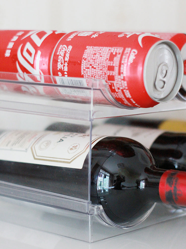 PTZER Assemble Wine Bottle Rack Organiser - Transparent and Firm for Multiple Bottles