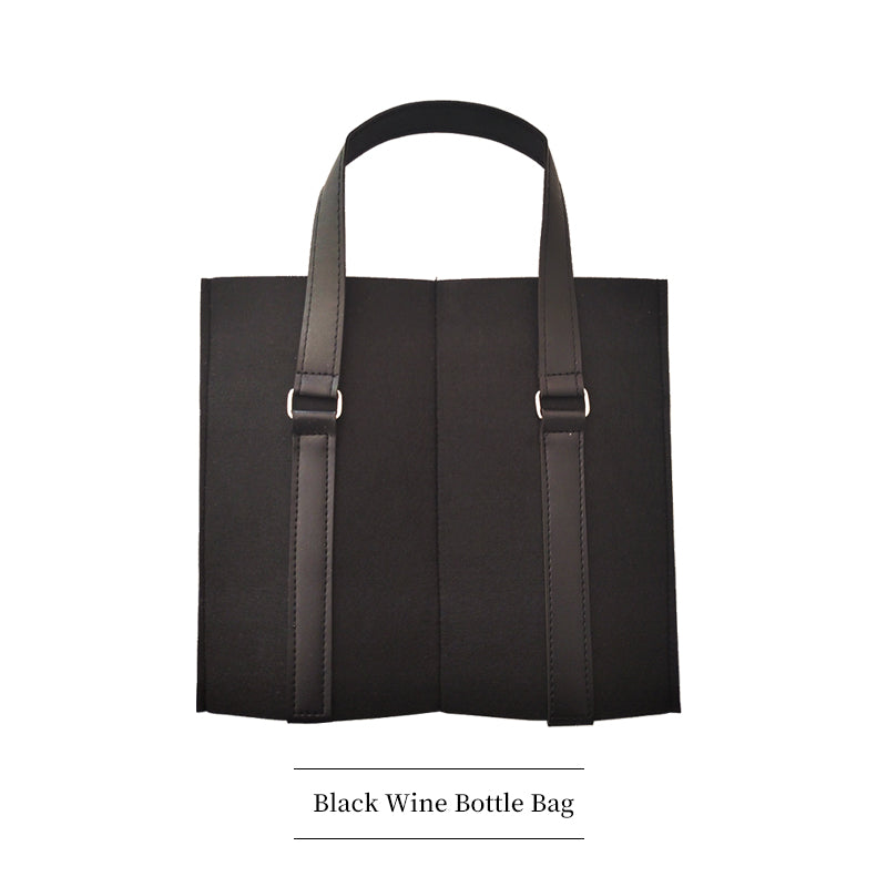 PTZER Wine Bag Double Wine Bottles Gift Bag Three Colors Option