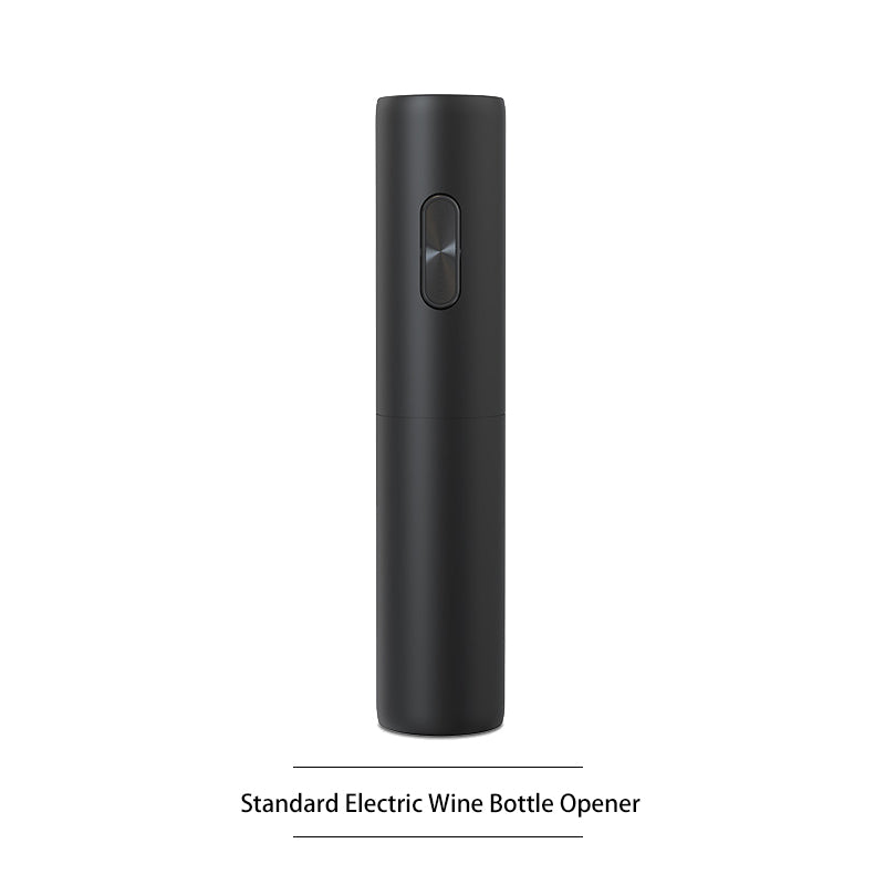 PTZER Electric Wine Bottle Opener, Mini Type, Black,  Battery Version