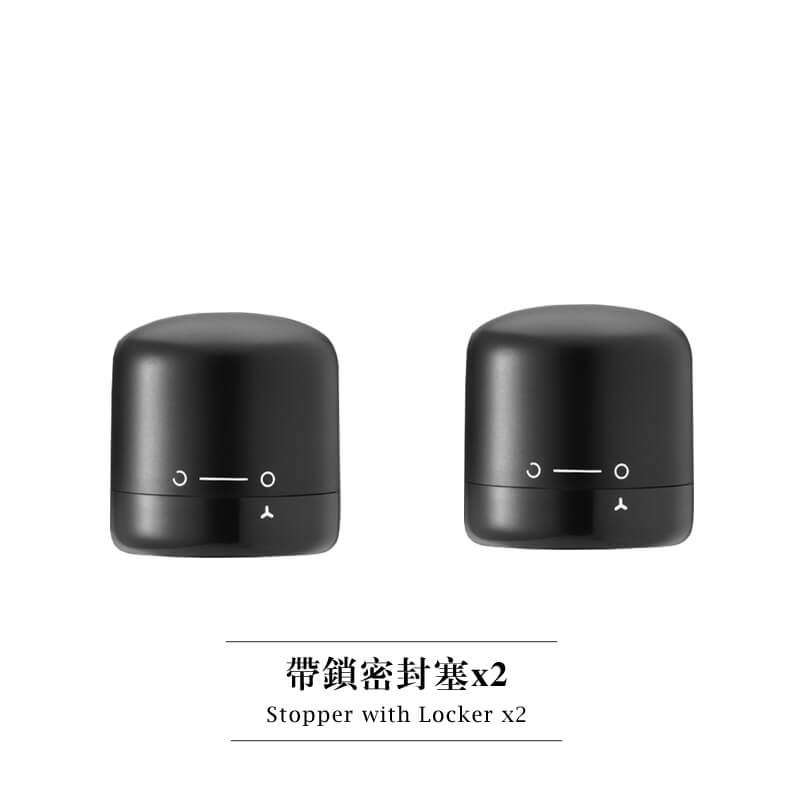 PTZER 帶儲物櫃的香檳瓶塞閃閃發光的封口機