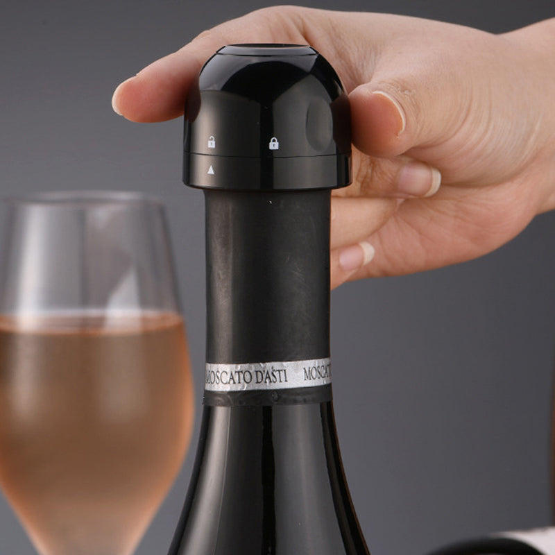 PTZER Champagne Bottle Stopper Sparkling Sealer with Locker