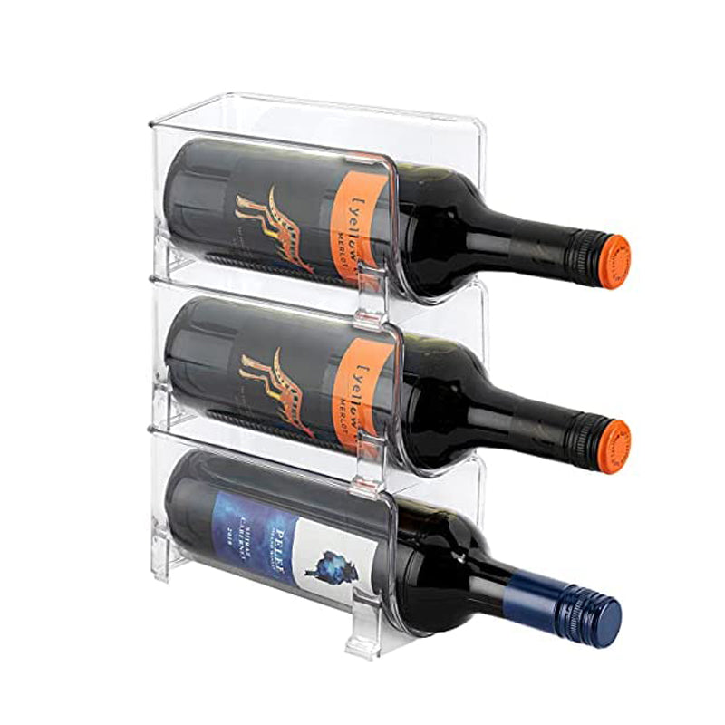 PTZER 可堆疊單酒瓶架整理器 - 包裝內有兩個單架
