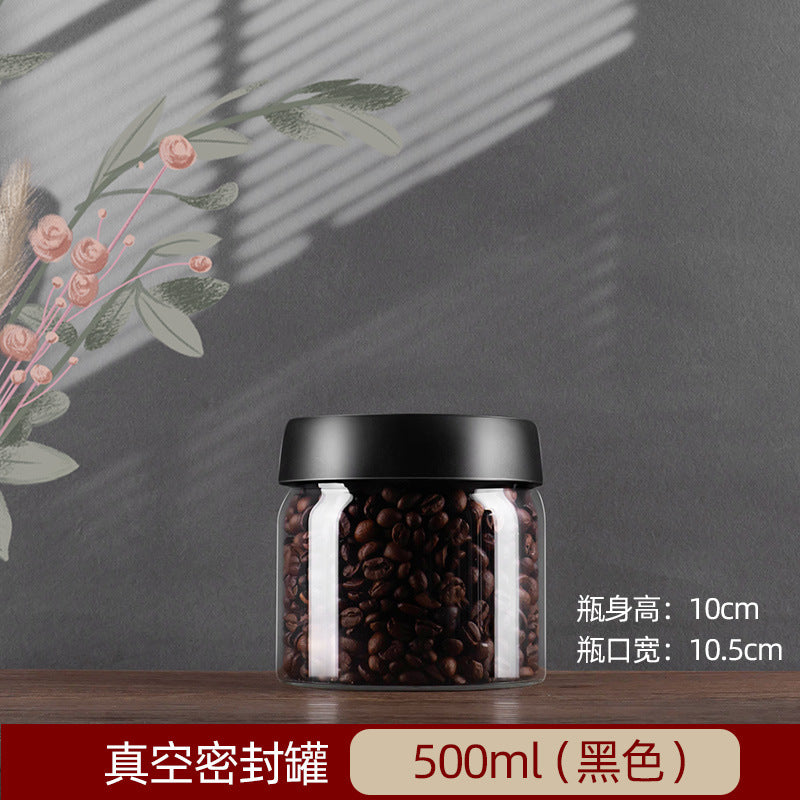 PTZER Vacuum Coffee Canister Container for Cafe Beans
