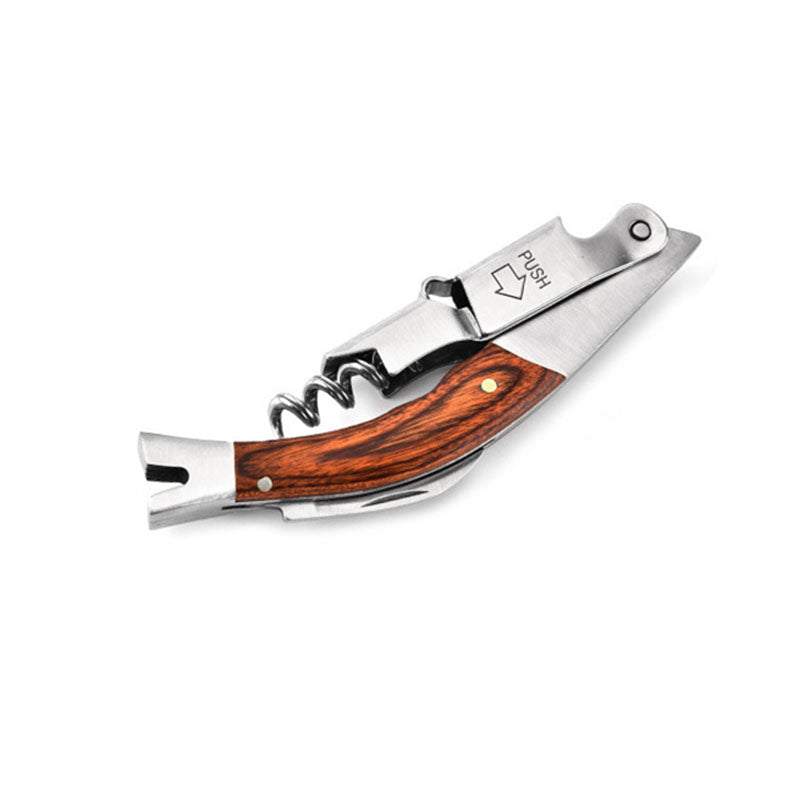 PTZER Waiters Friend 開瓶器木質開瓶器,8 種不同類型