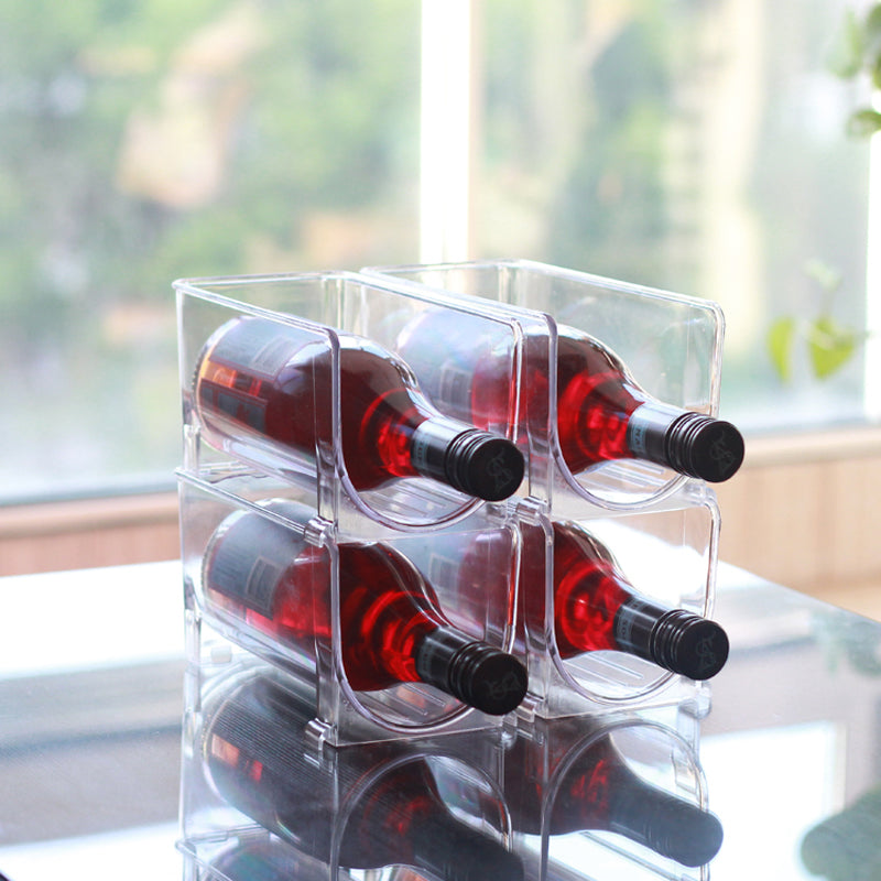 PTZER 可堆疊單酒瓶架整理器 - 包裝內有兩個單架