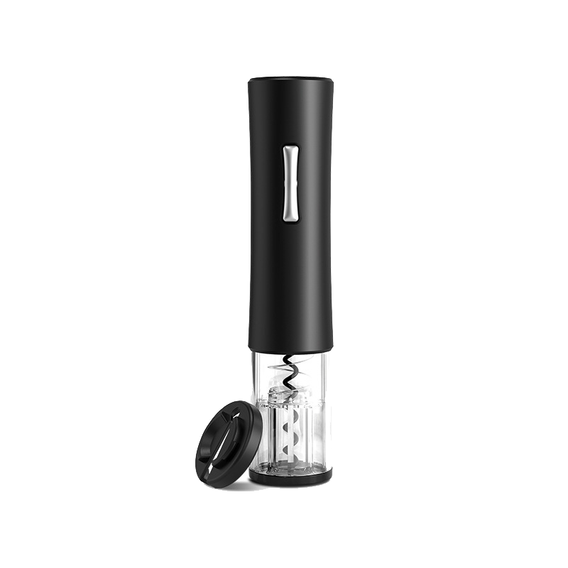 PTZER Electric Wine Bottle Opener Attached with Foil Cutter, Battery Version