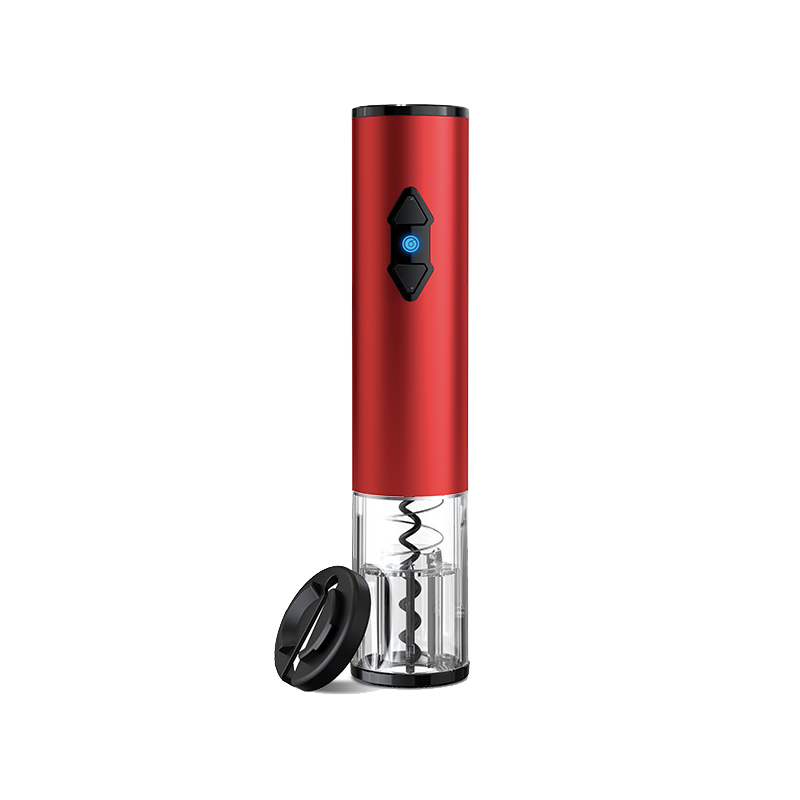 PTZER Electric Wine Bottle Opener Attached with Foil Cutter, Battery Version