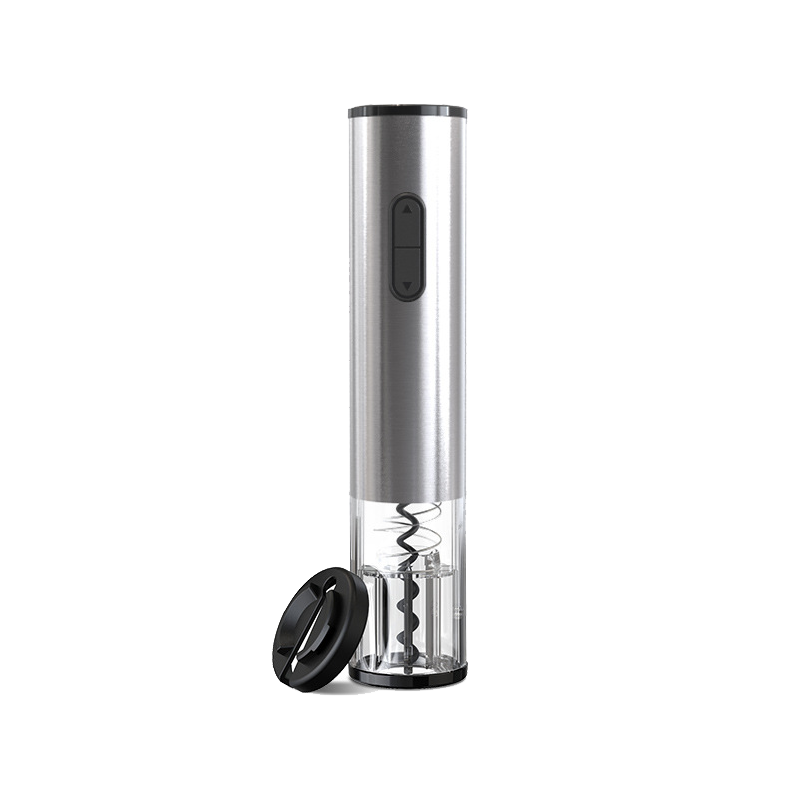 PTZER Electric Wine Bottle Opener Attached with Foil Cutter, Battery Version