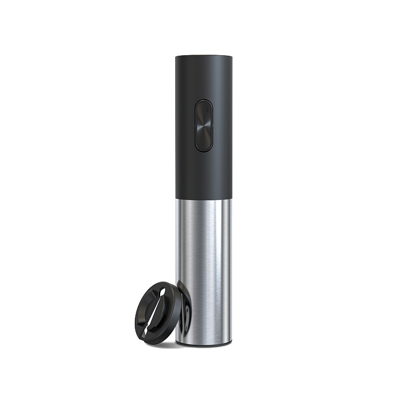 PTZER Electric Wine Bottle Opener Attached with Foil Cutter, Battery Version