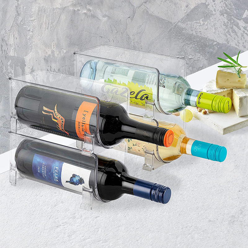 PTZER 可堆疊單酒瓶架整理器 - 包裝內有兩個單架