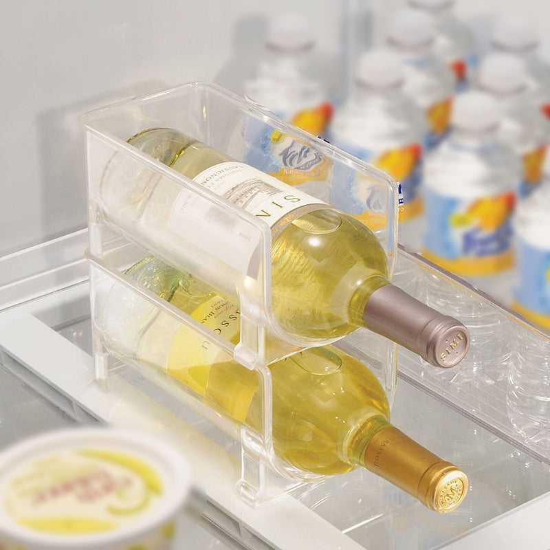 PTZER 可堆疊單酒瓶架整理器 - 包裝內有兩個單架