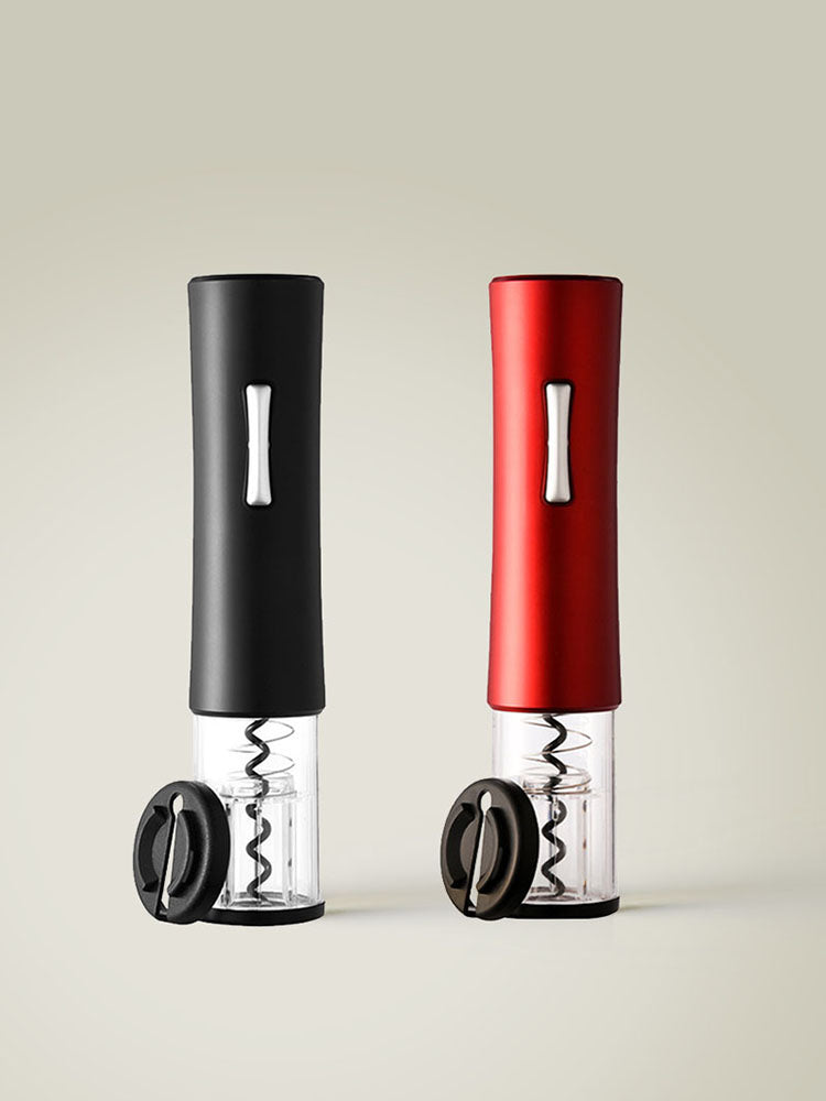 PTZER Wine Electric Bottle Opener Attached with Foil Cutter, Three Colours Option, Battery Drive