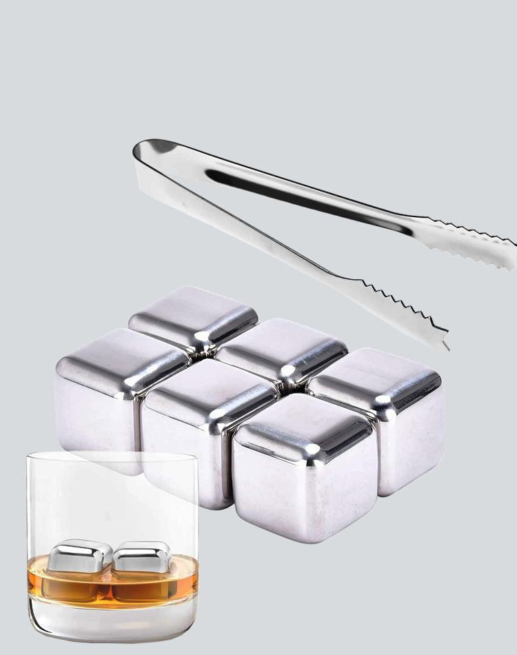 PTZER 冷卻石，用於葡萄酒威士忌啤酒和飲料，不銹鋼
