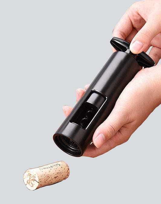PTZER T 型簡易酒瓶開瓶器，附箔紙切割器
