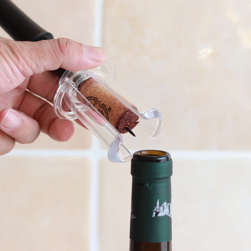 PTZER Wine Air Pressure Pump Bottle Opener with Foil Cutter