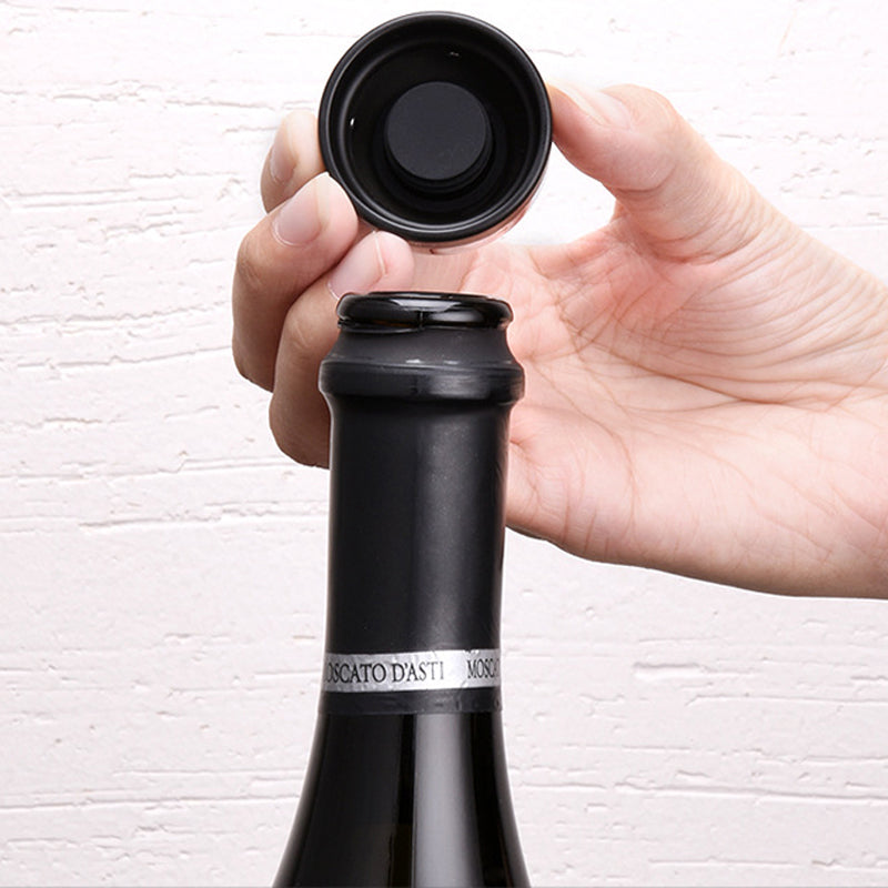 PTZER Champagne Bottle Stopper Sparkling Sealer with Locker