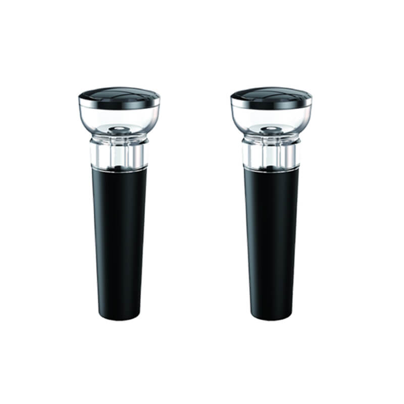 PTZER Easy Style Vacuum Wine Bottle Stopper, 2 Pack