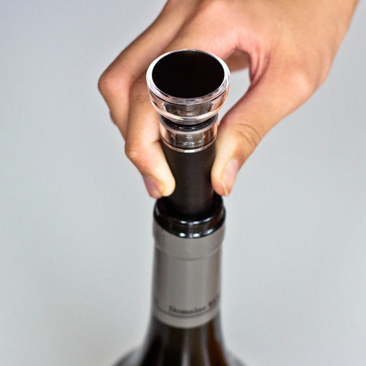 PTZER Easy Style Vacuum Wine Bottle Stopper, 2 Pack